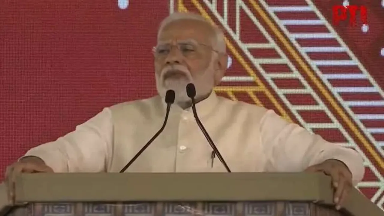 नरेंद्र मोदी ग्वालियर में