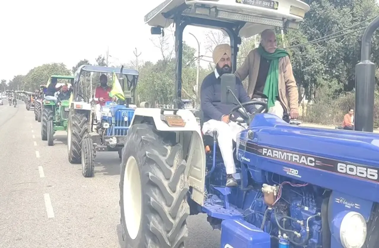 किसानों का आज ट्रैकटर मार्च