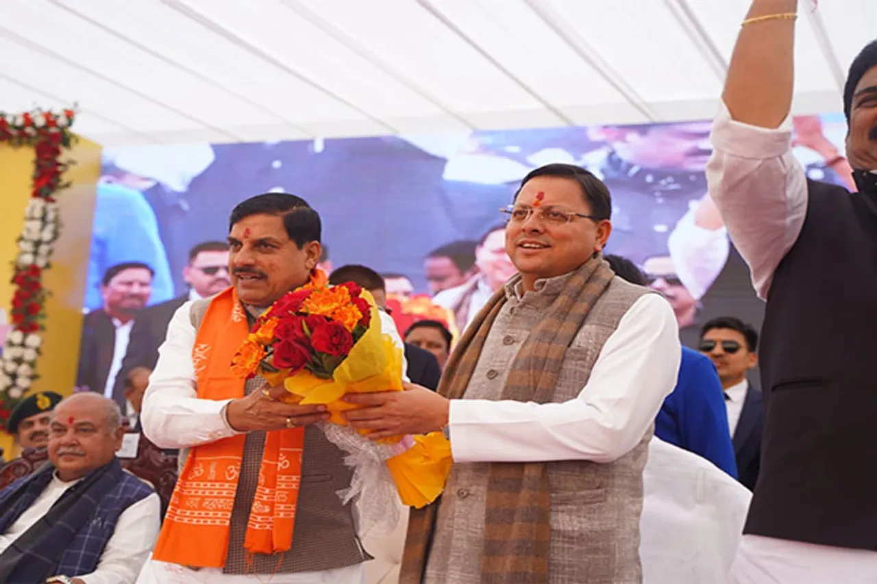 Pushkar Singh Dhami and mohan yadav 