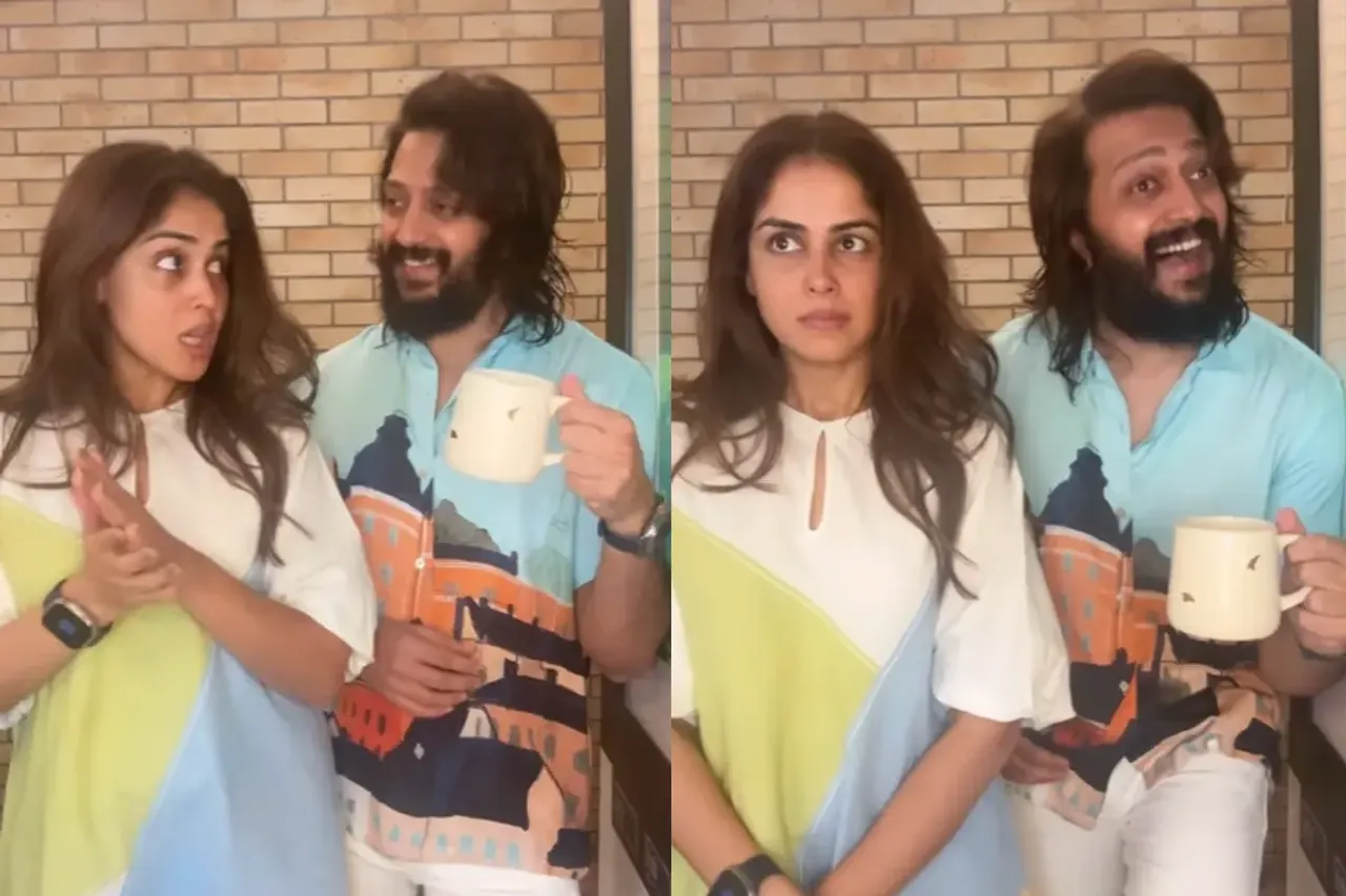 Riteish Deshmukh and Genelia D'Souza