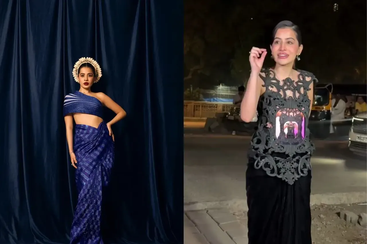 Urfi Javed Wears A Dress With A Screen