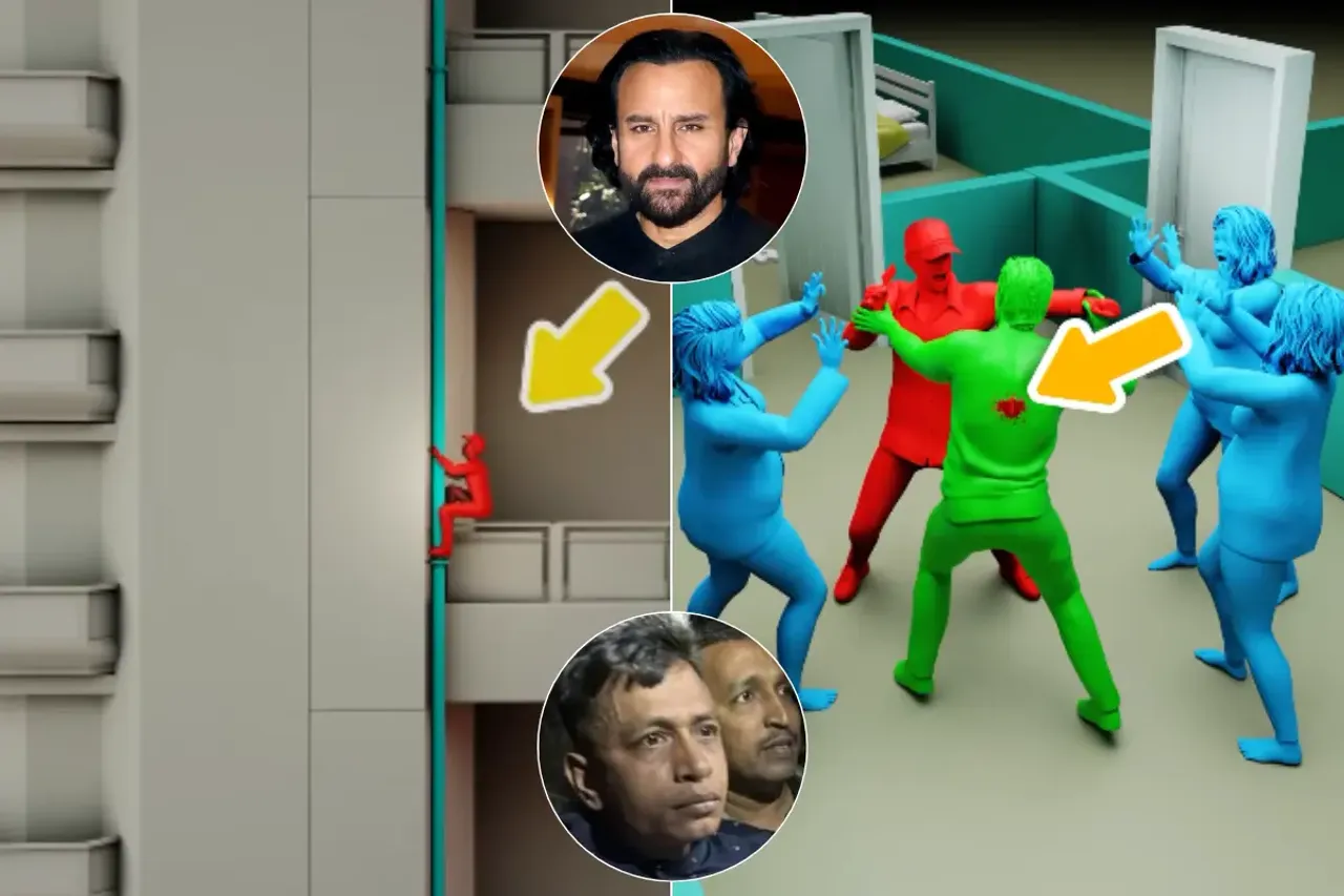 Saif Ali Khan Attack Viral Video