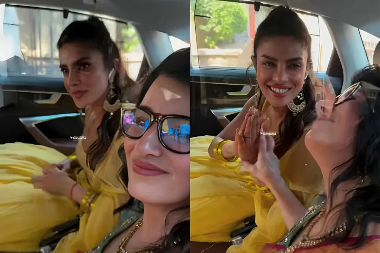 Priyanka Chopra in Yellow for her brother's Haldi function