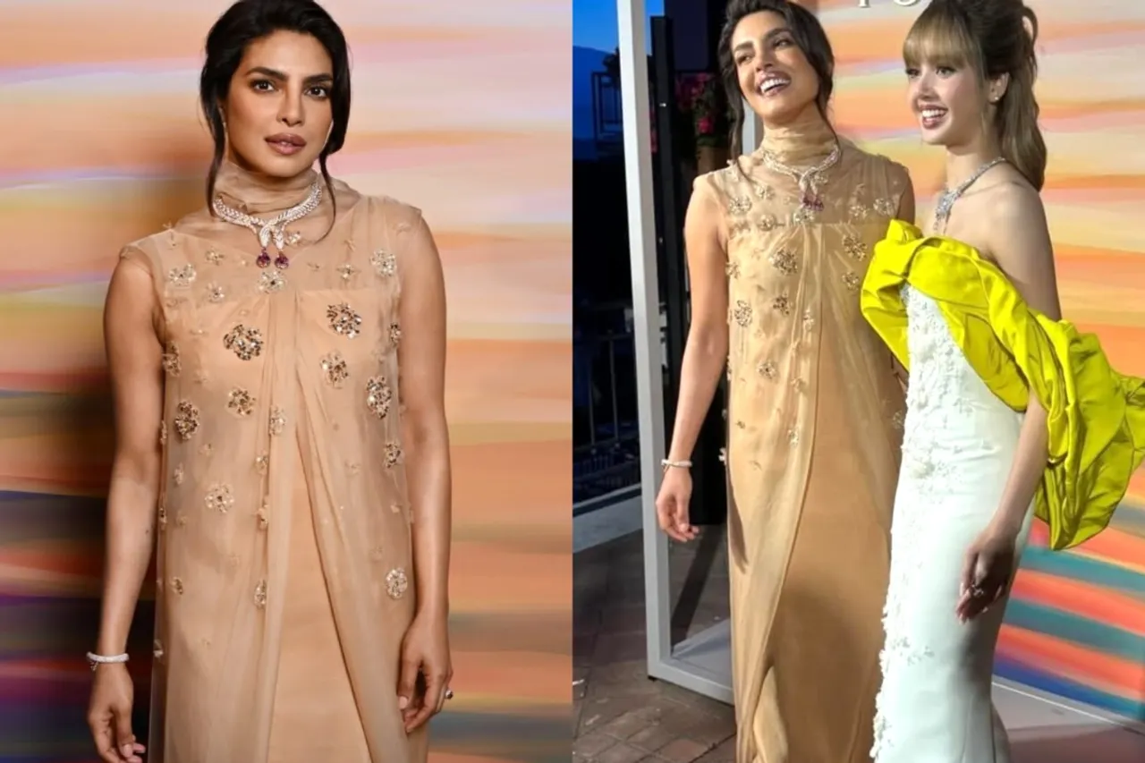 Priyanka Chopra with Blackpink's Lisa