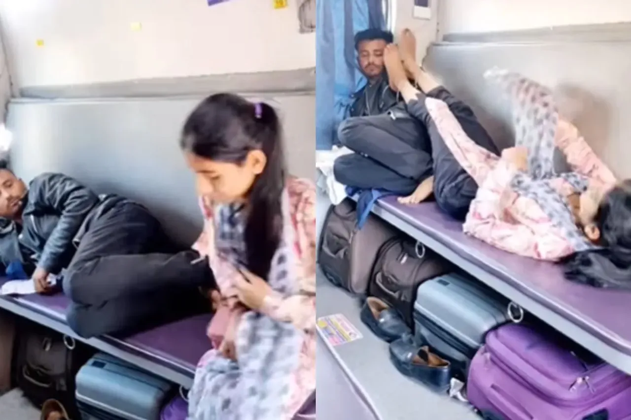 girl occupying the whole birth