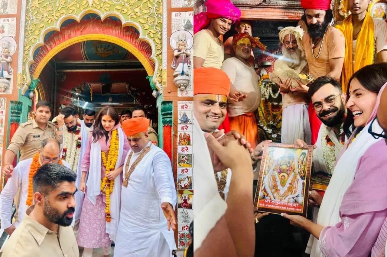 Virat Kohli and Anushka Sharma in Ayodhya