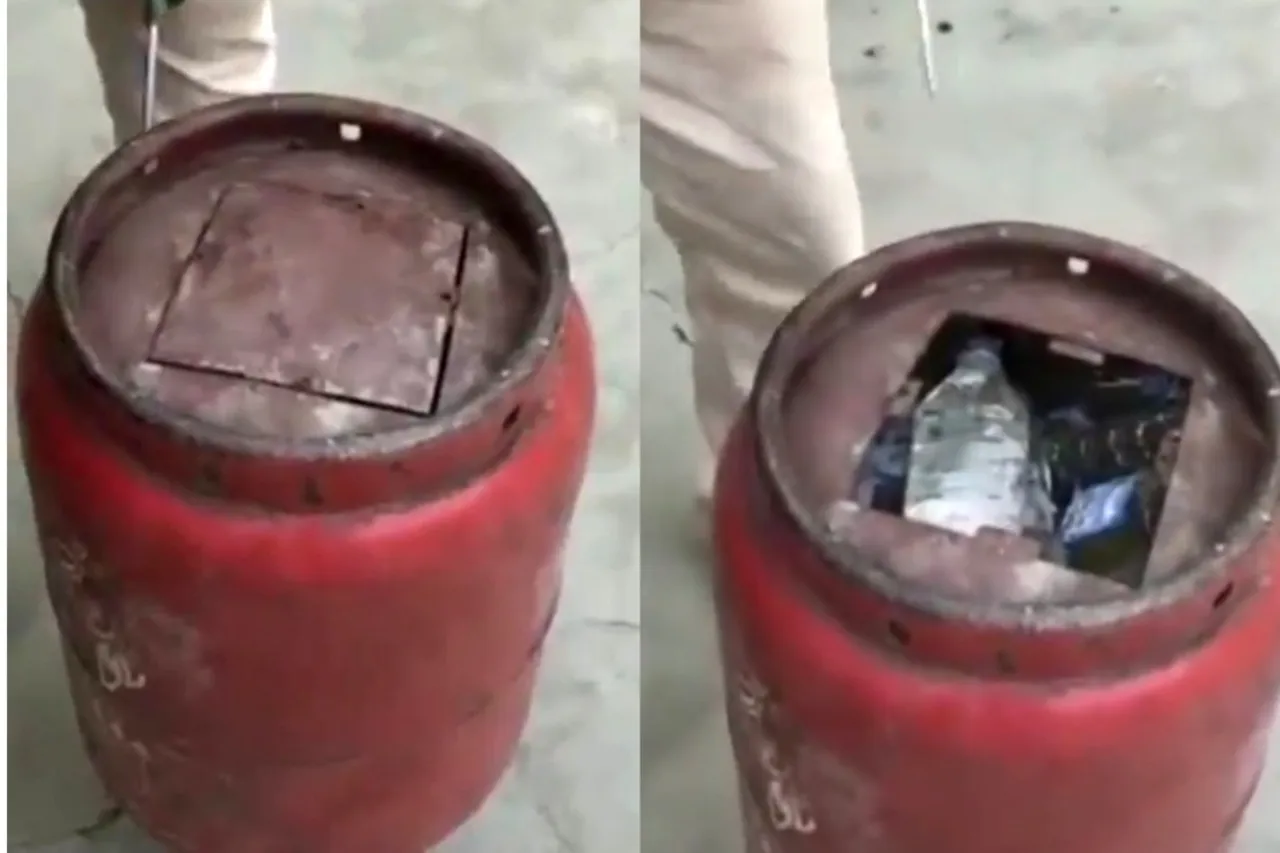 Bihar Viral Video, Liquors In LPG cylinders