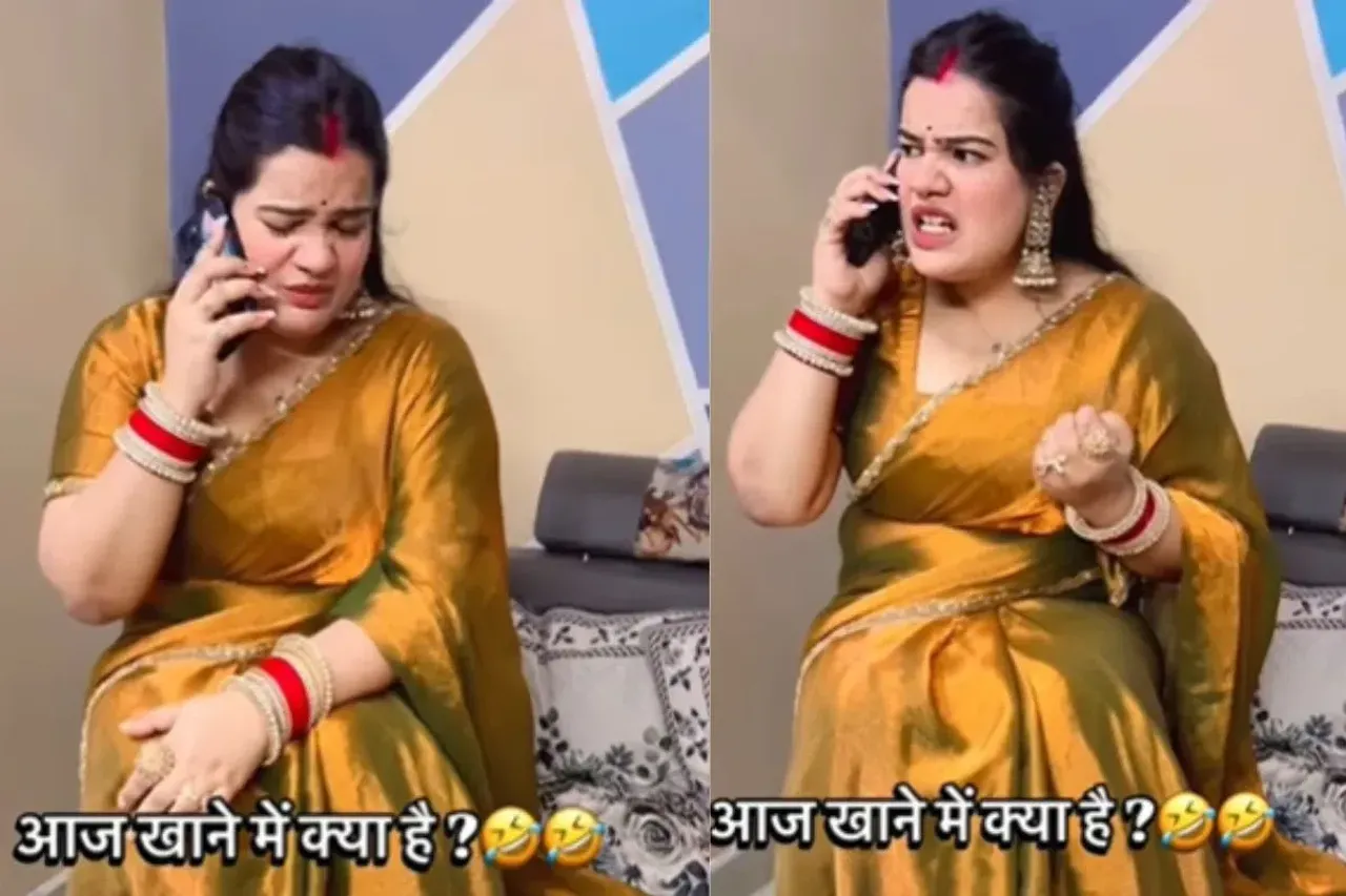 Husband asking wife what she has cooked