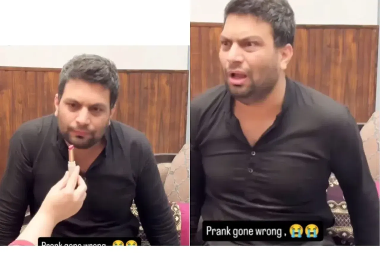 Wife plays prank on husband