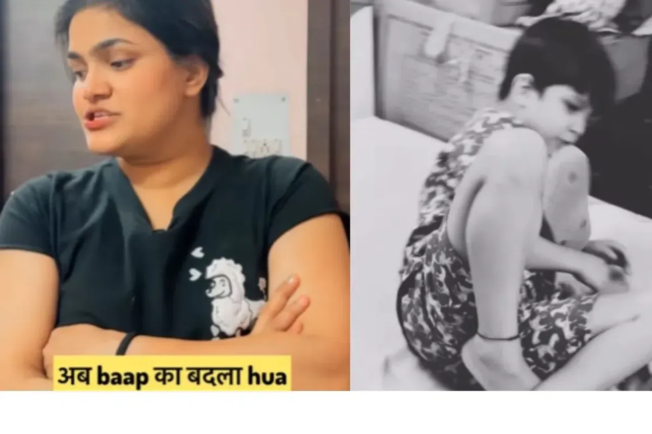 Mother and children giving tit for tat replies 