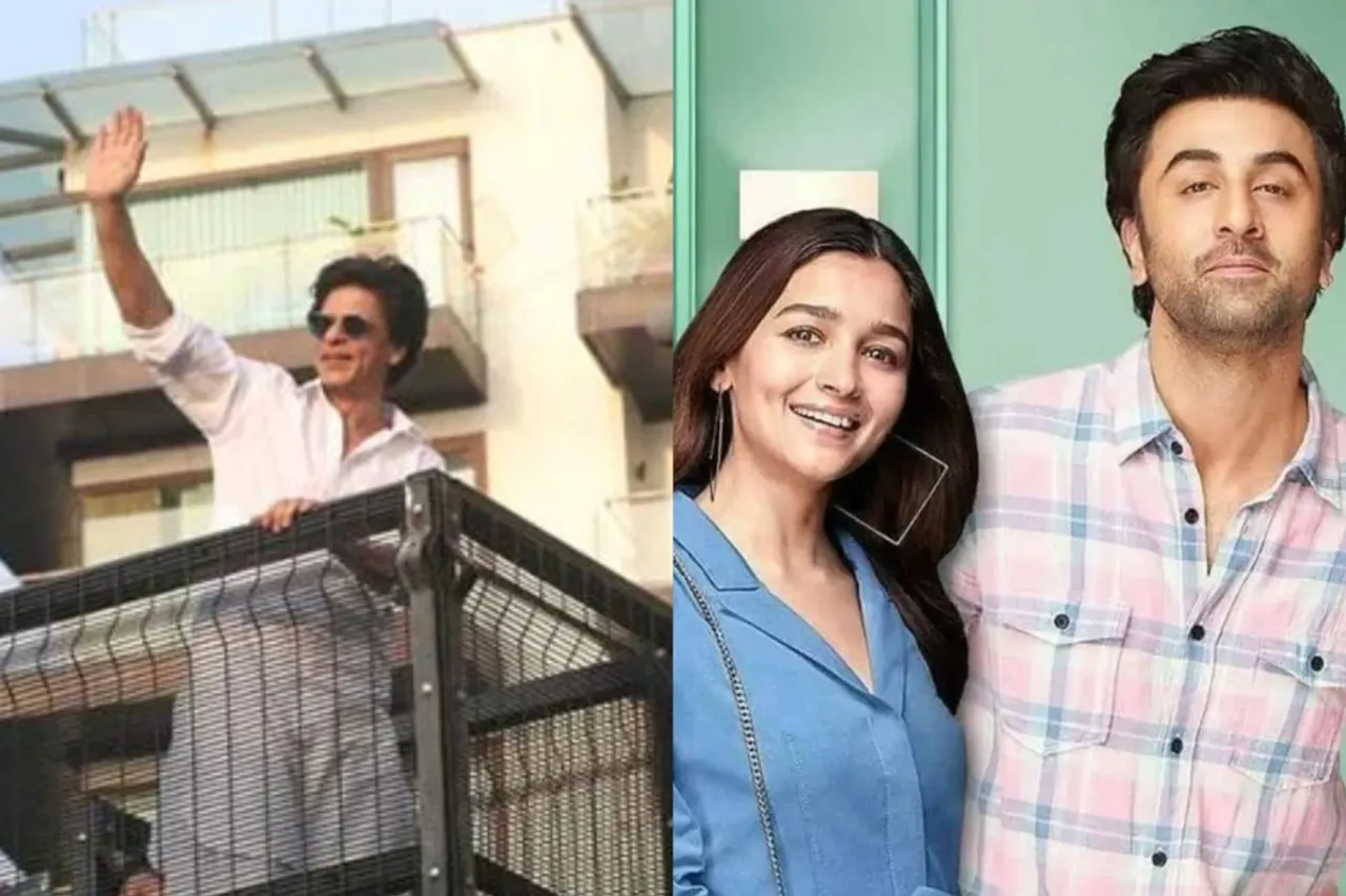 Shah Rukh Khan Mannat, Alia Bhatt, Ranbir Kapoor