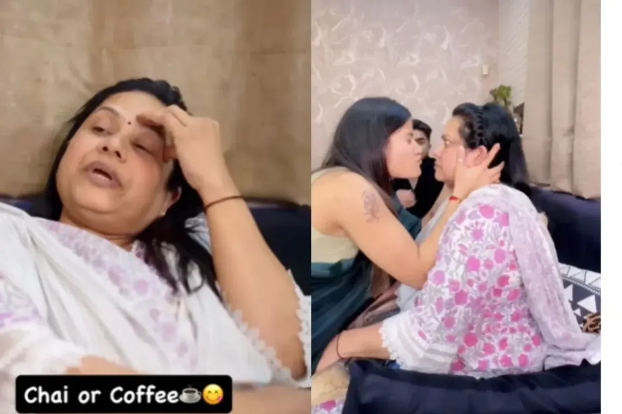 Saas ordering Bahu for tea
