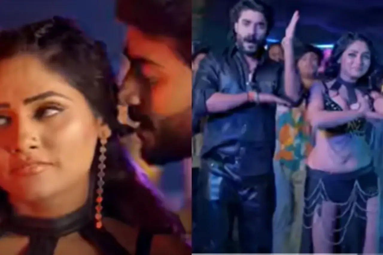 Vinod Pandey dancing with Shweta Sharma