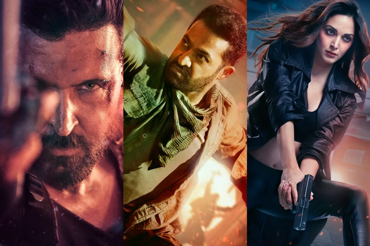 War 2 character Posters Hrithik Roshan Jr NTR and Kiara Advani