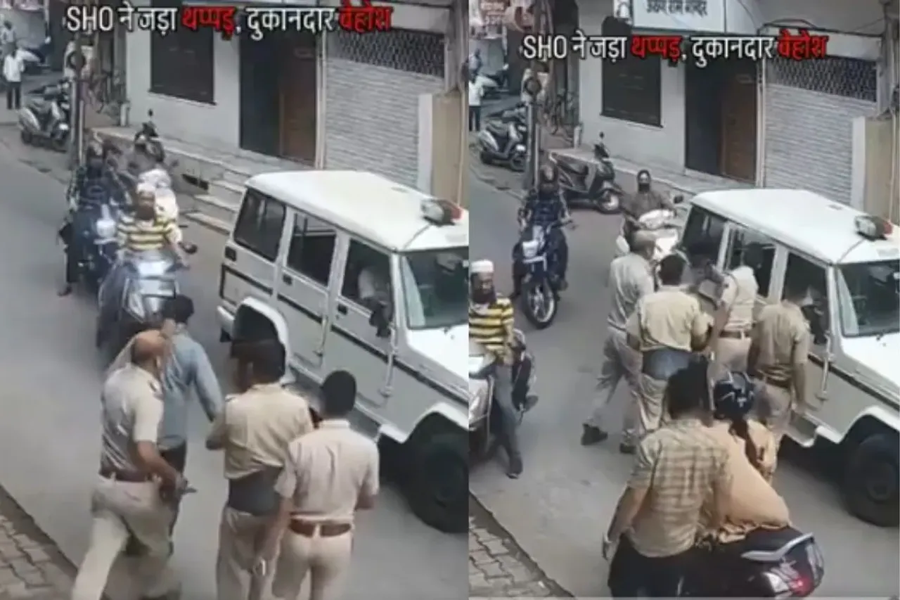 SHO allegedly slapped a shopkeeper