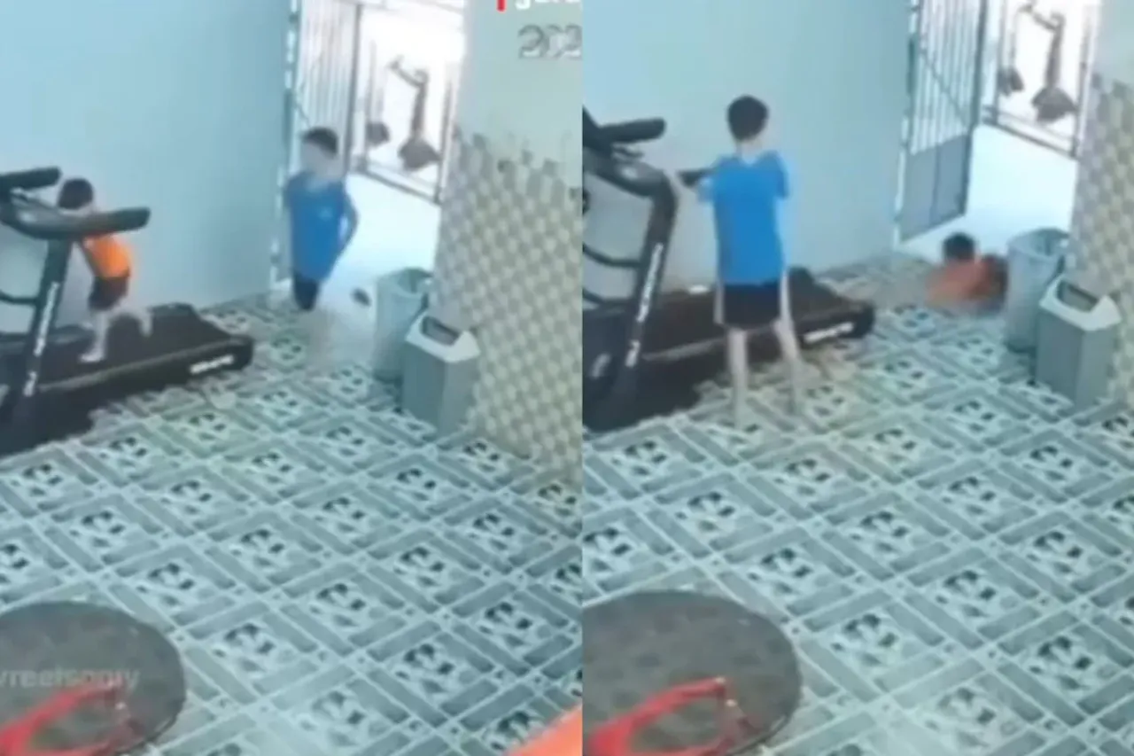 Elder brother getting rid of his younger brother