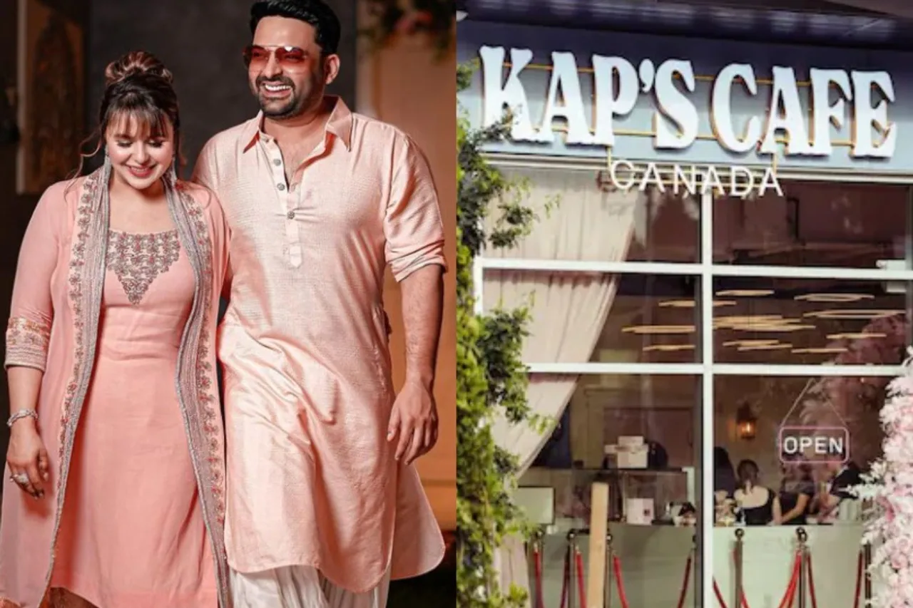 Kapil Sharma And Gini Chatrath Kaps Cafe In Canada