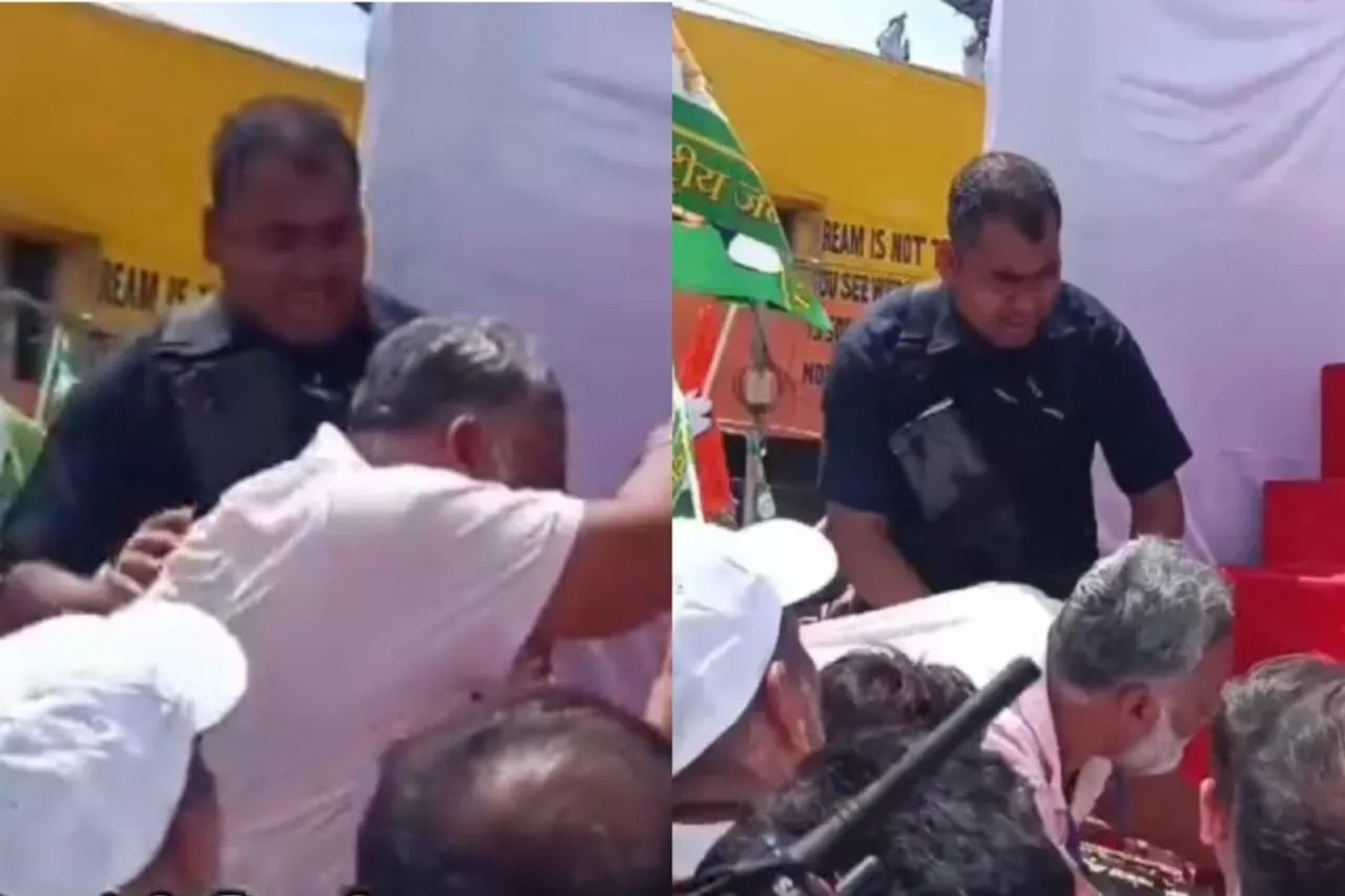 Pappu Yadav Stopped From Joining Rahul Gandhi Chakka Jam Vehicle