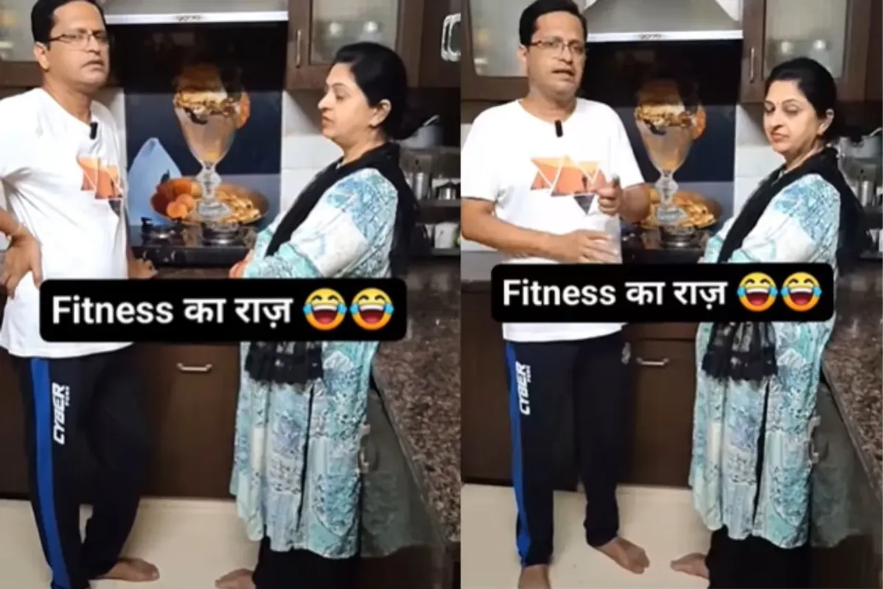 Husband sharing his physical fitness mantra