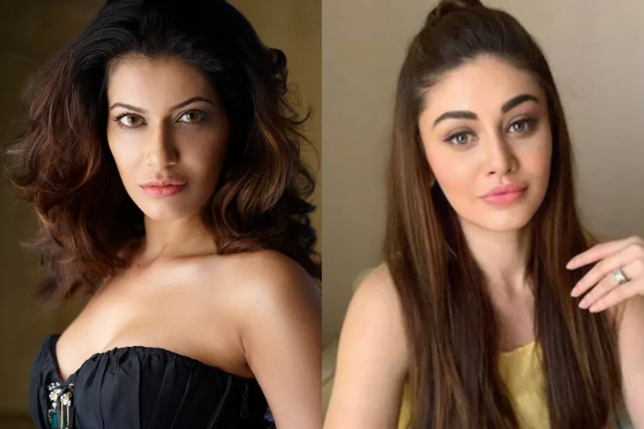 Payal Rohatgi and Shefali Jariwala