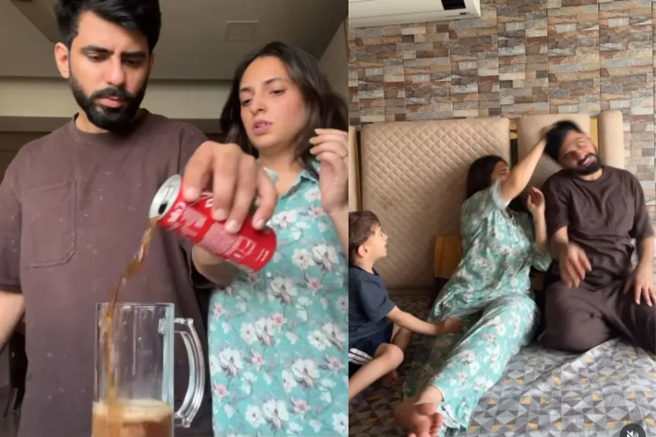 Husband overlooks mistake of wife but wife thrashes him for his mistakes