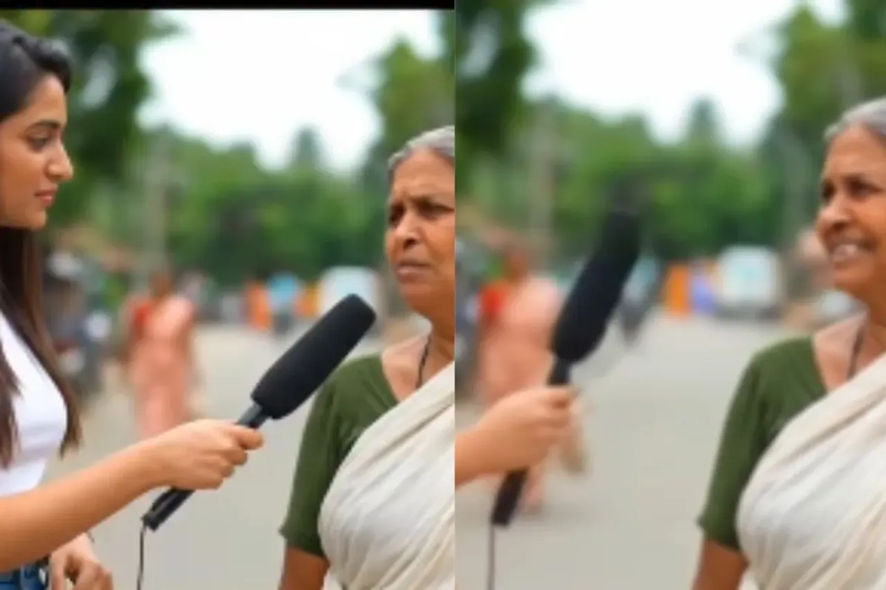 Old woman giving love advice for girls
