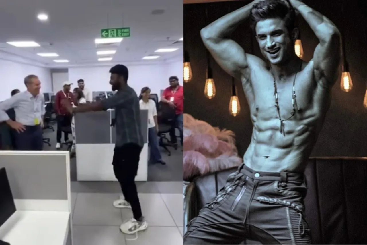 Viral Video Indian Employee Dances To Mai Tera Boyfriend To Please Foreign Client