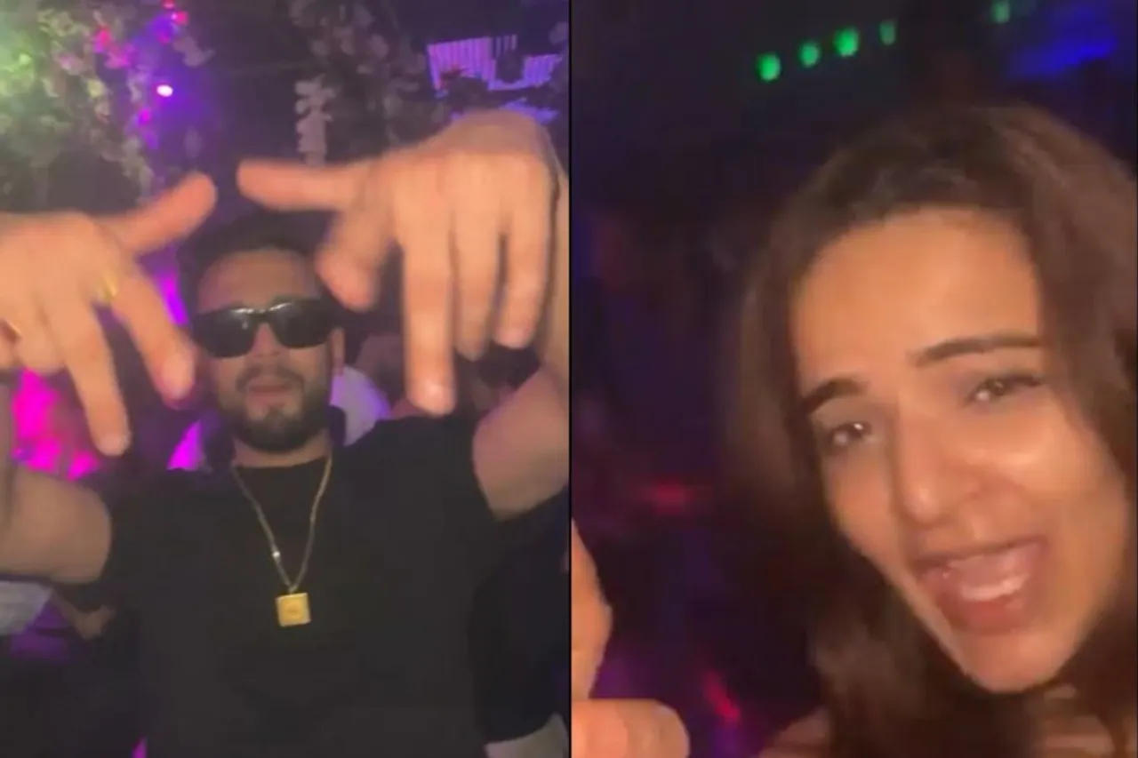 Elvish Yadav With Mysterious Woman In London viral Video