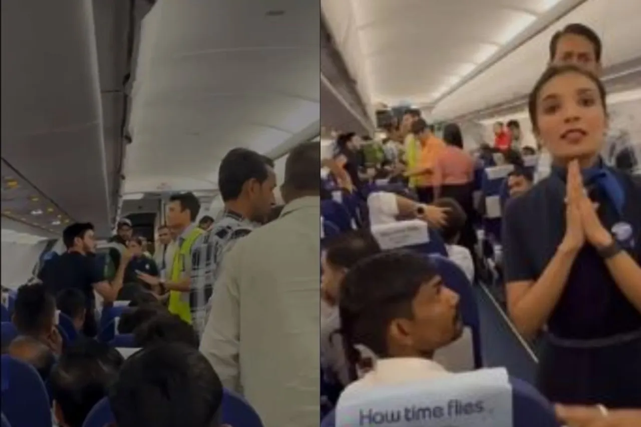 Indigo Flight Delay Mumbai to Varanasi Viral Video
