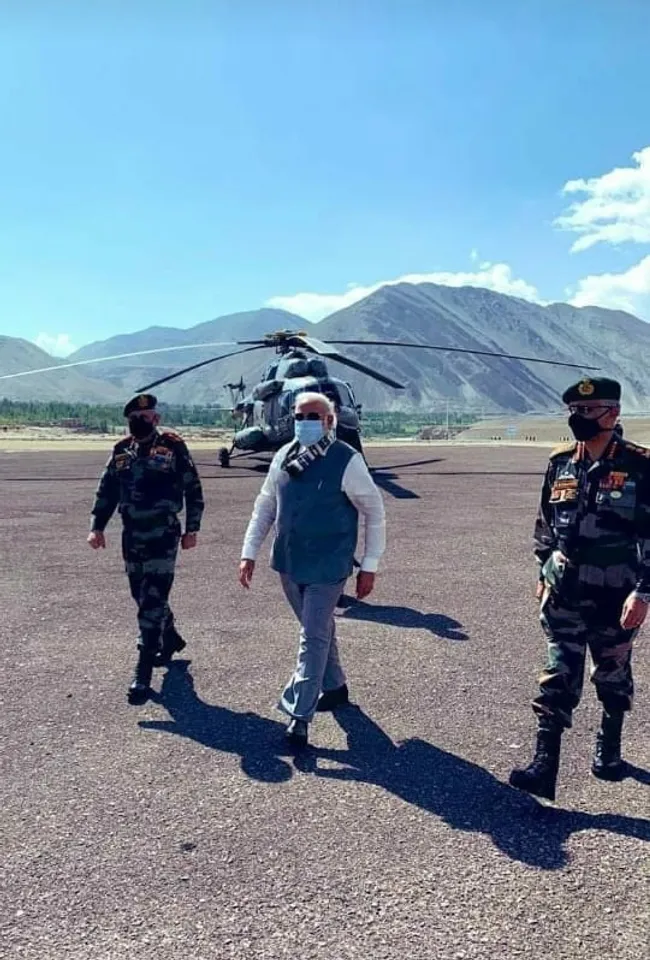 Ladakh standoff: PM Narendra Modi's surprise visit.