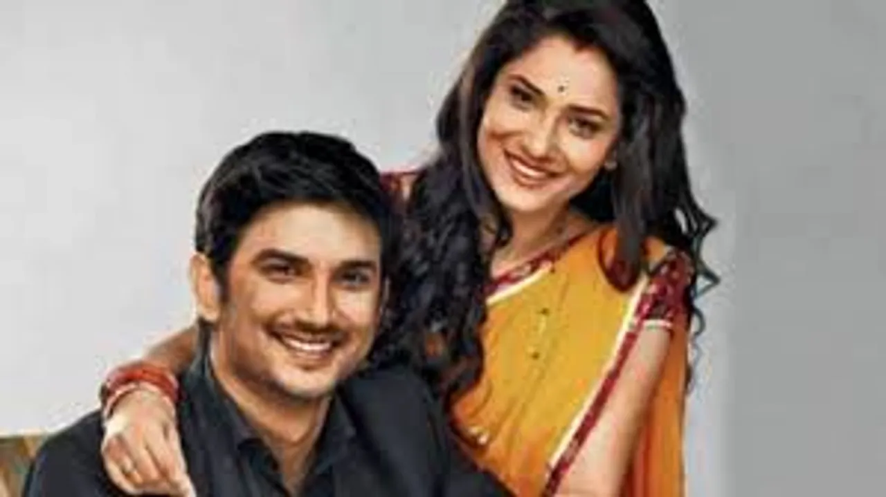 Ankita Lokhande lights a diya for Sushant Singh Rajput