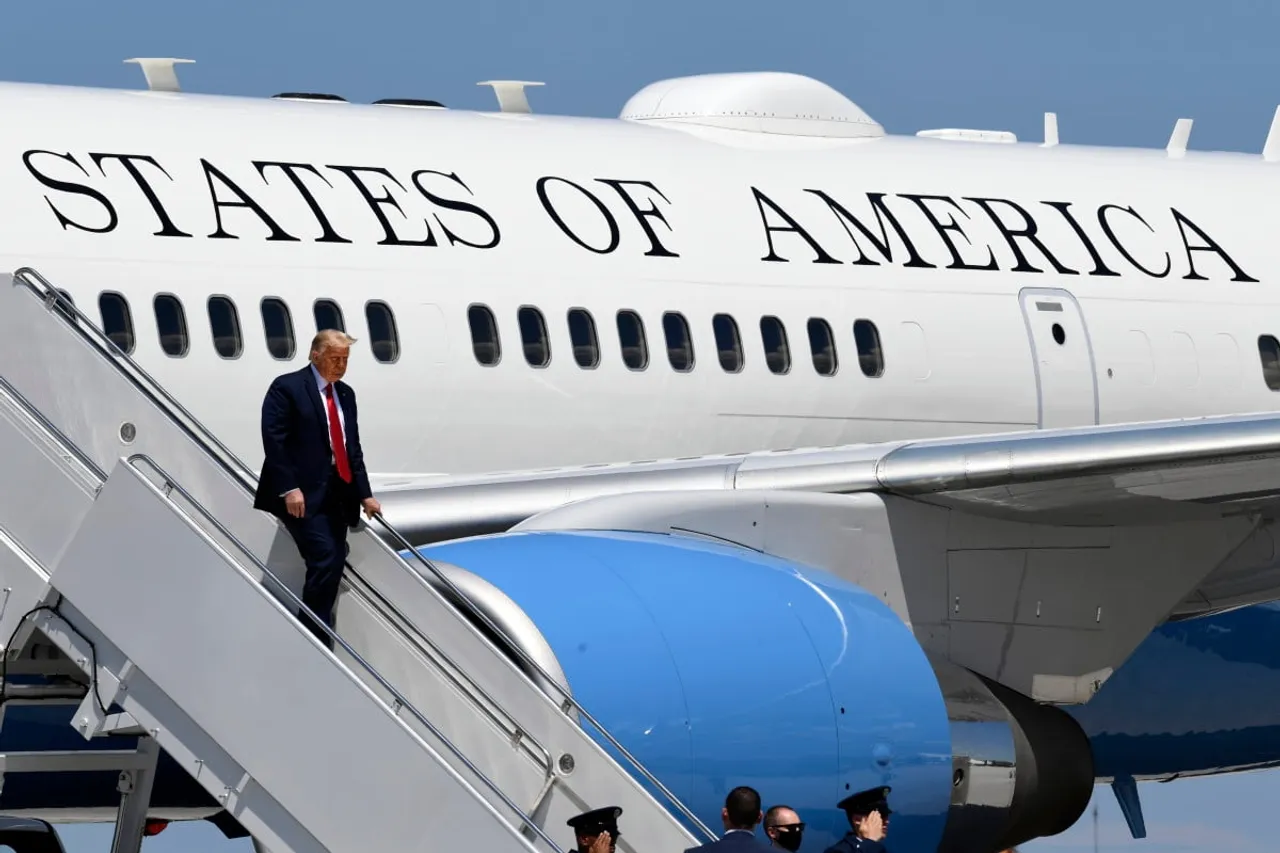 Drone nearly hit Air Force One plane with President Donald Trump on board