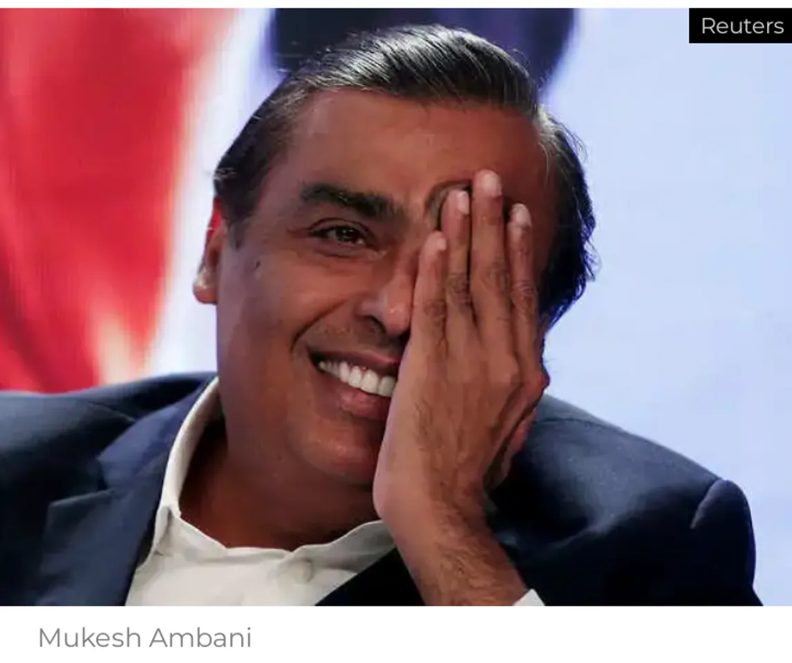 Mukesh Ambani is now the 4th richest person in the world