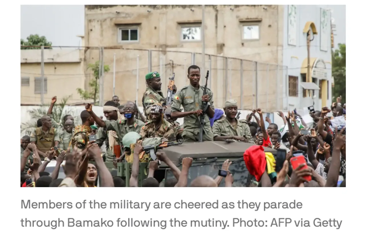 Mali's president resigns after being arrested in military uprising