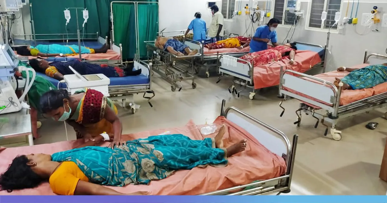 20 women workers hospitalized after ammonia gas leak at a milk dairy unit in Andhra Pradesh