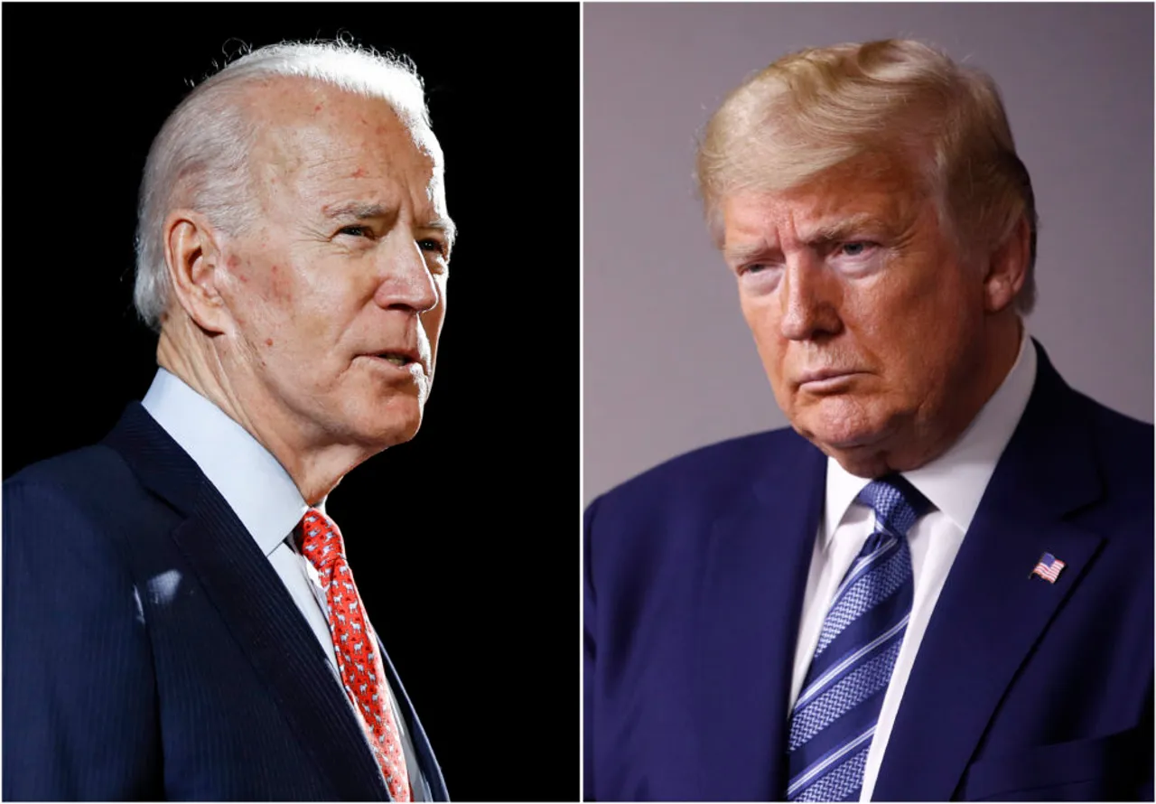 Presidential debate 2020 between Trump and Biden