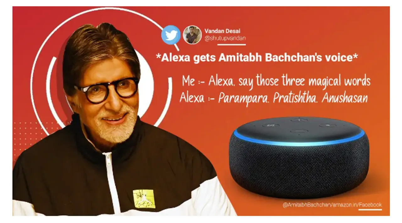 Big B to become first bollywood voice of Alexa