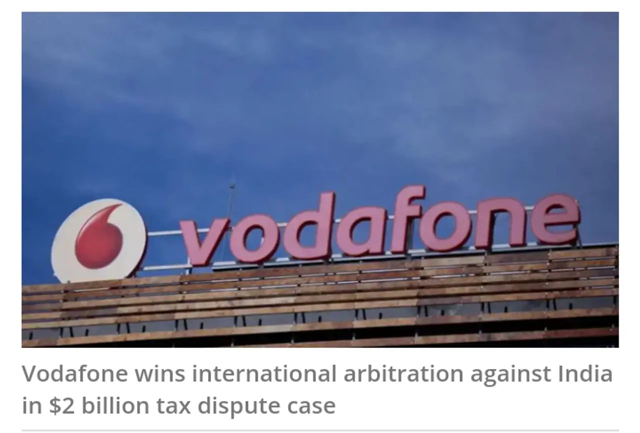 Telecom giant Vodafone wins international arbitration against India