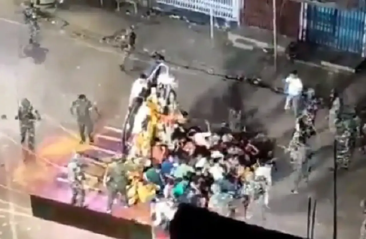 Devotee Dies In Firing Amid Violence In Durga Immersion Procession