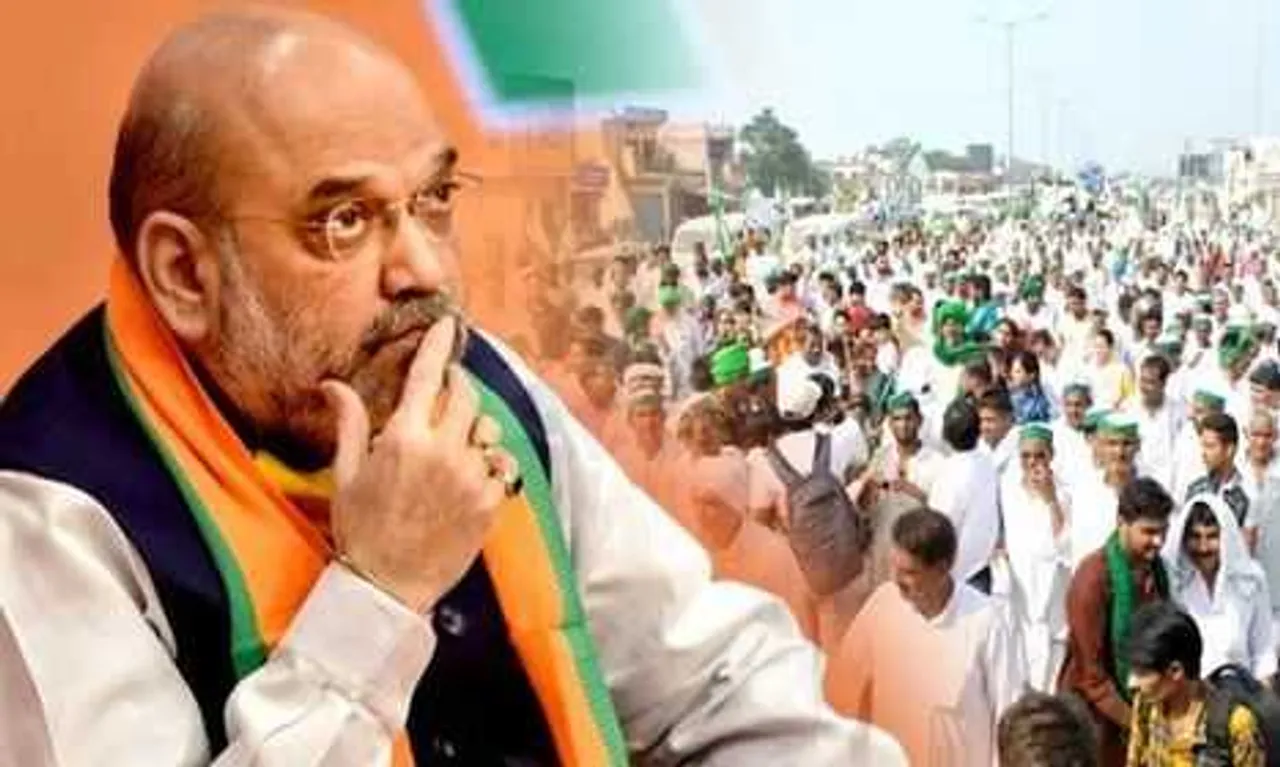 Amit Shah met security authorities over violence concern during farm protest
