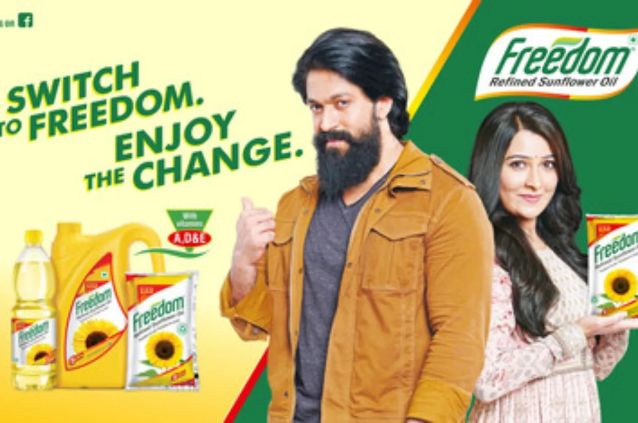 Freedom Refined Sunflower Oil appoints Yash, wife Radhika as brand ambassadors