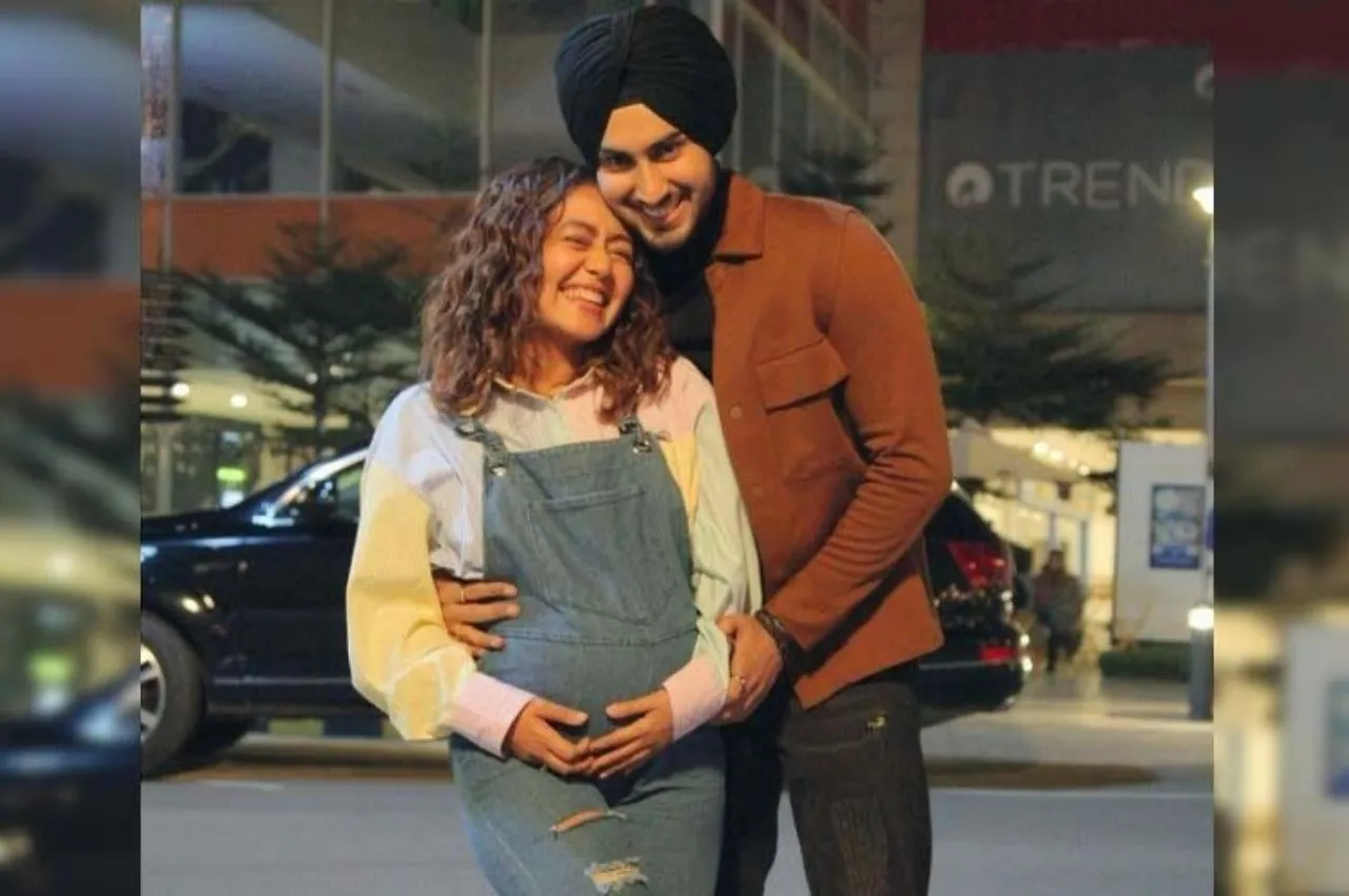 Neha Kakkar pregnant with first child; shares adorable picture flaunting her baby bump