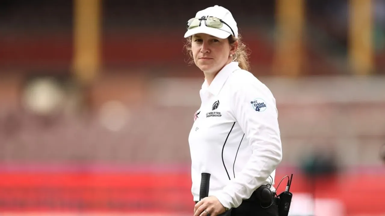 Claire Proposal becomes first to officiate in men's Test cricket in 144 years