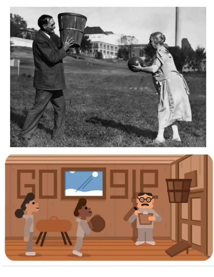 Marking the Inception of Basketball-Google doodle celebrates Dr Naismith's accomplishment to the world