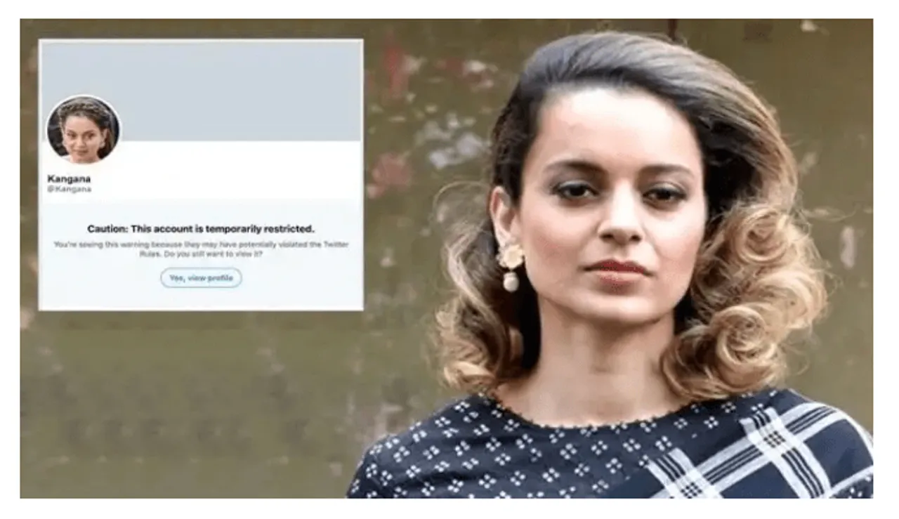 Kangana Ranaut's Twitter account restricted after violent remark on 'Tandav' creators