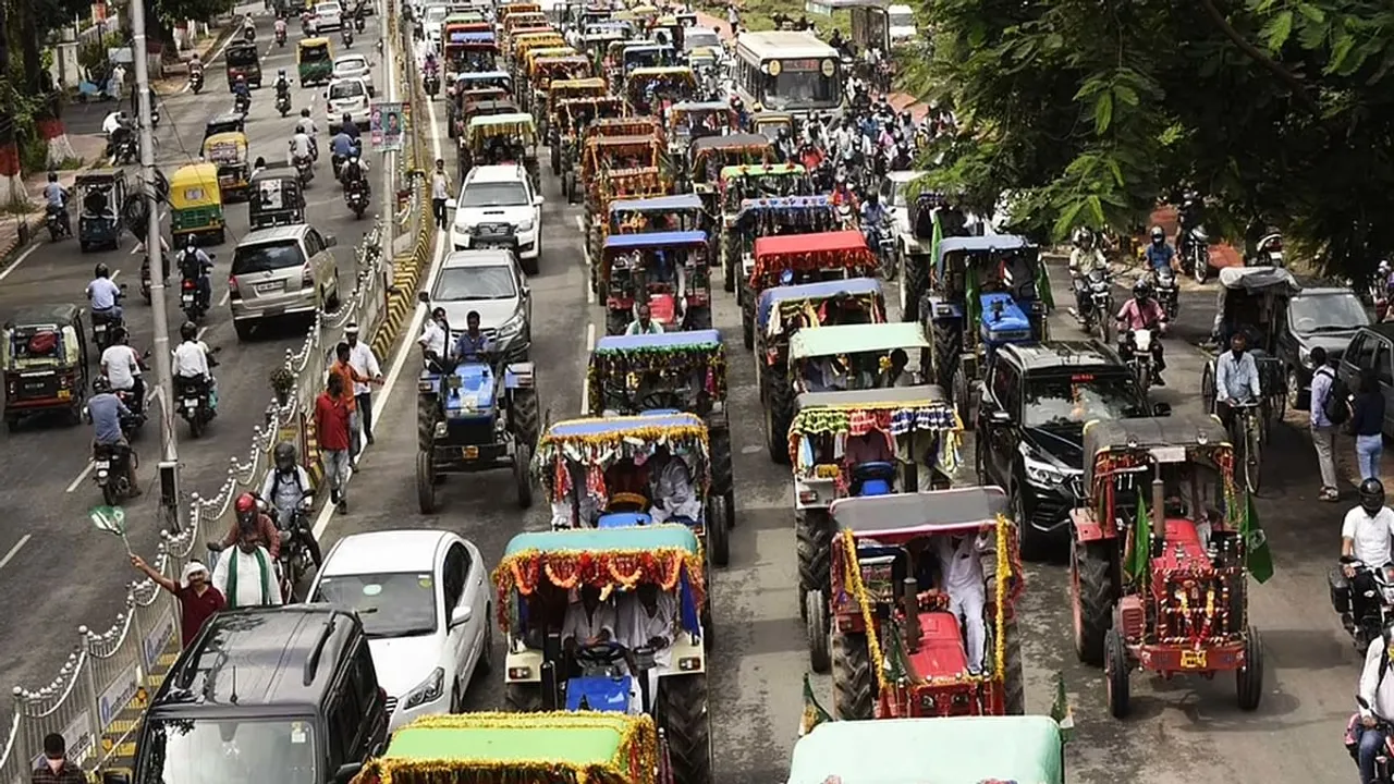 Delhi Traffic Dept shares roadmap for Farmers Tractor Rally on Republic Day
