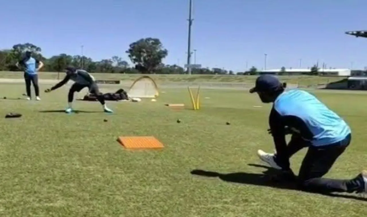 Indian players back on field for practice session amid injury scare