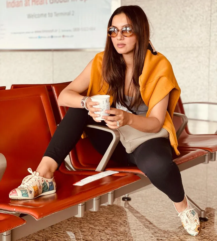 Gauahar Khan booked for shooting despite being covid positive