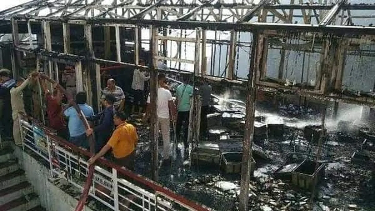 Vaishno Devi, Fire at Vaishno Devi,