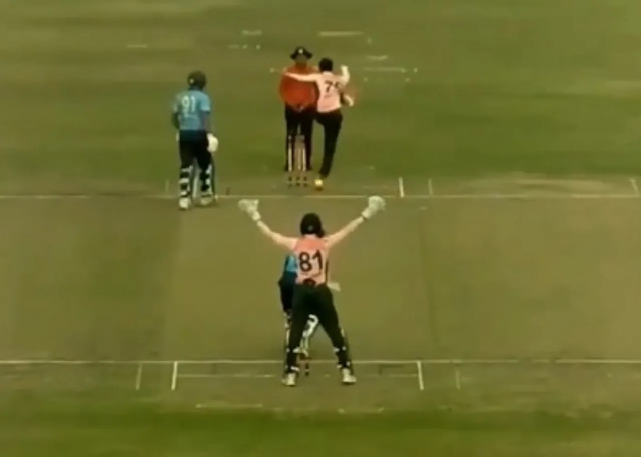 Shakib losses his temper in a local match, kicks off stumps. Watch video